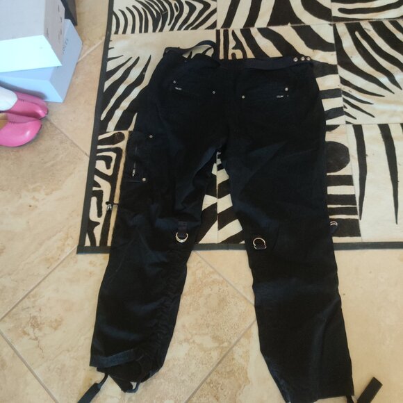 Hot Topic MacGirl Raver Cargo Pants size 16 vintage Y2k - Picture 2 of 3